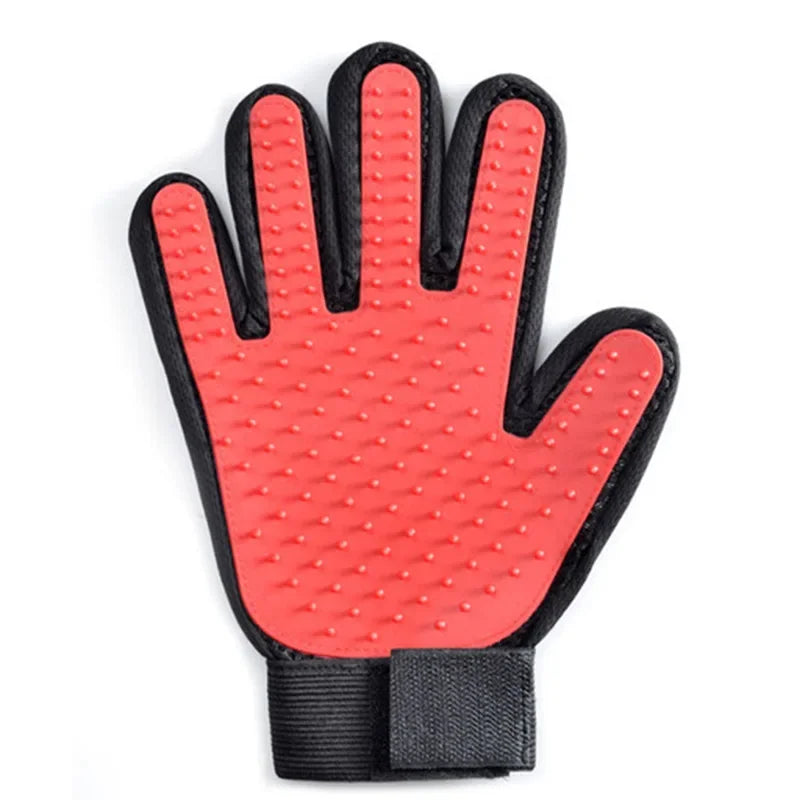 Kizuna Living Pet Grooming Glove – Gentle Silicone Deshedding Mitt & Massage Brush for Dogs and Cats