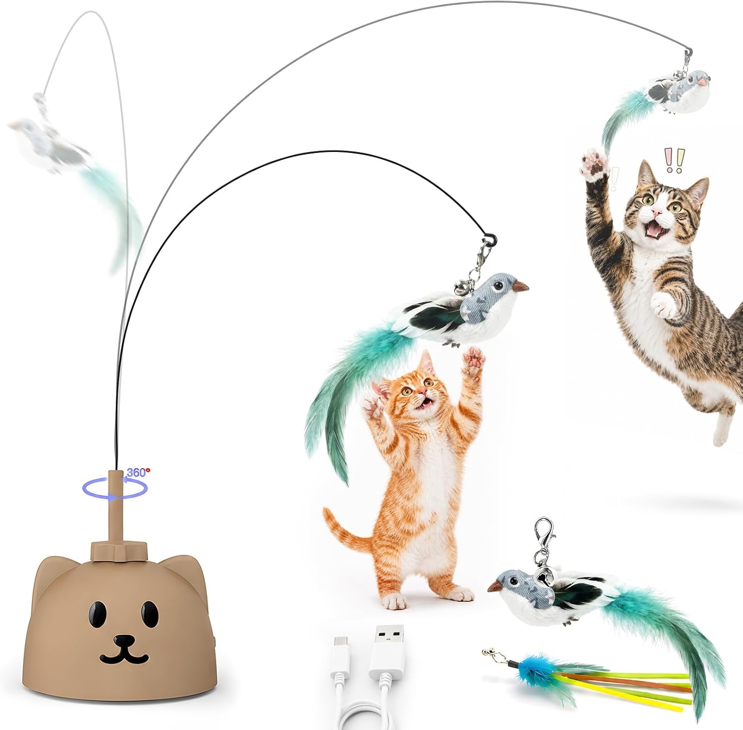 Kizuna Play - Automatic Flying Bird Cat Toy