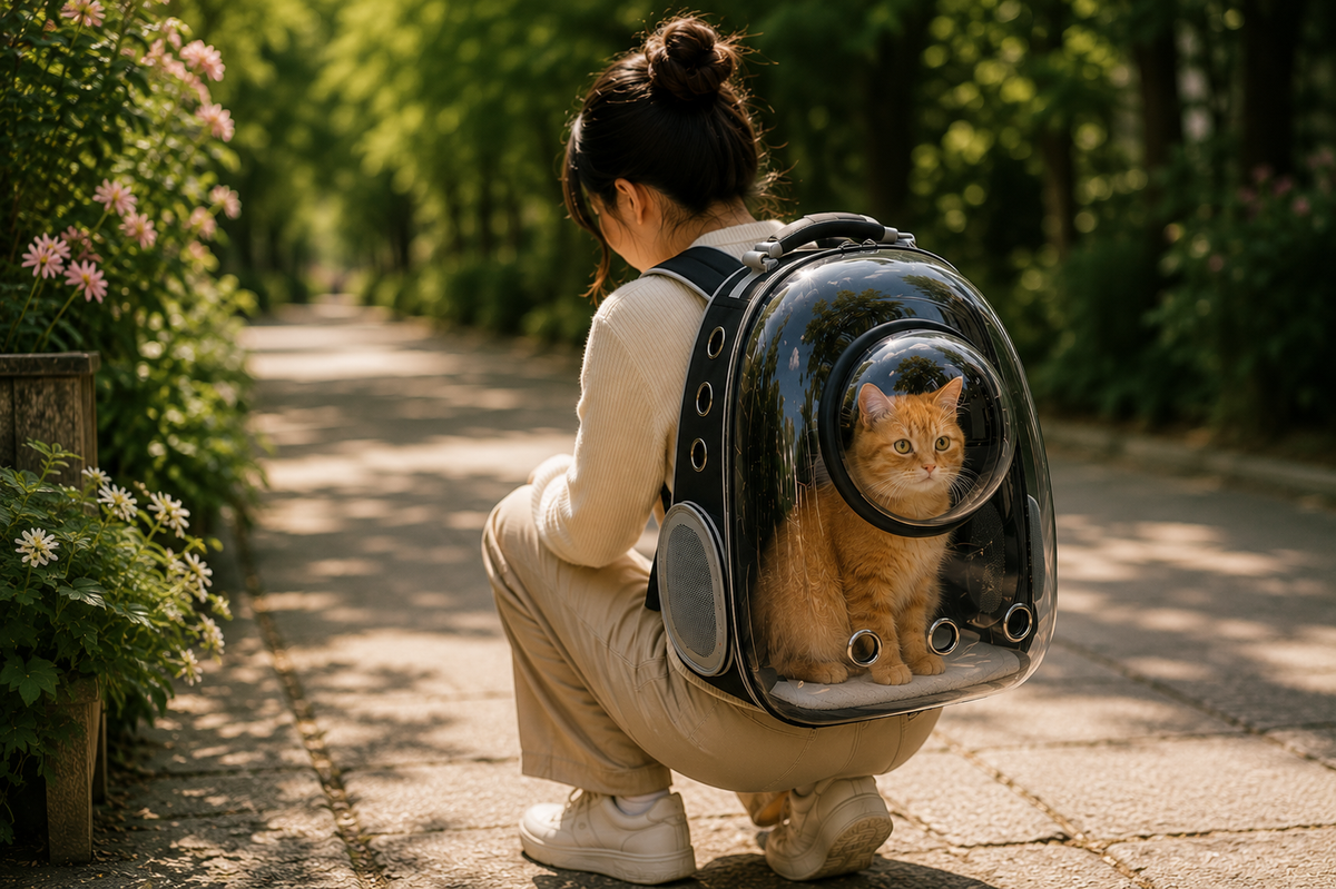 Cat backpack feature: adventure without leaving them behind